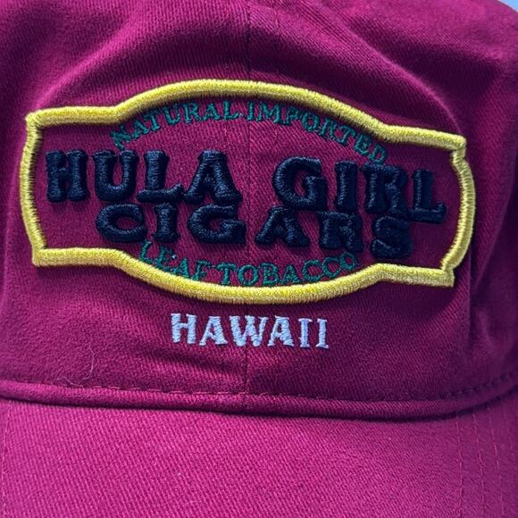 Hawaiian Royal Trading Other - NWT Hula Girl Cigars Hawaii Red Baseball Hat Secret Pocket Cap